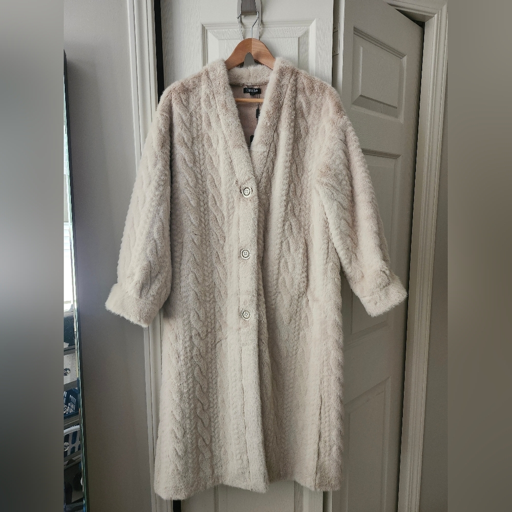 Faux Fur Long Coat